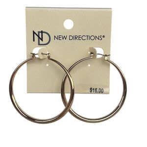 New Directions Gold Statement Earrings